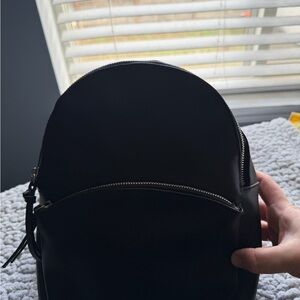 jcpenney Black Backpack with Interior Care Tag